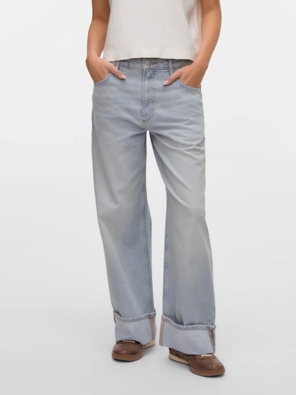VMDARCY Mid rise Wide leg fit Jeans