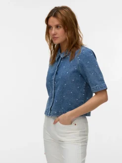 VMDIONNE Denim overhemd