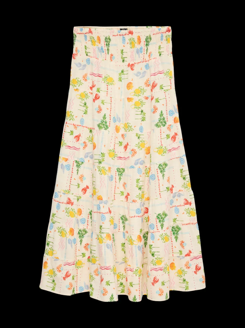 VMELENA High waist Lange rok