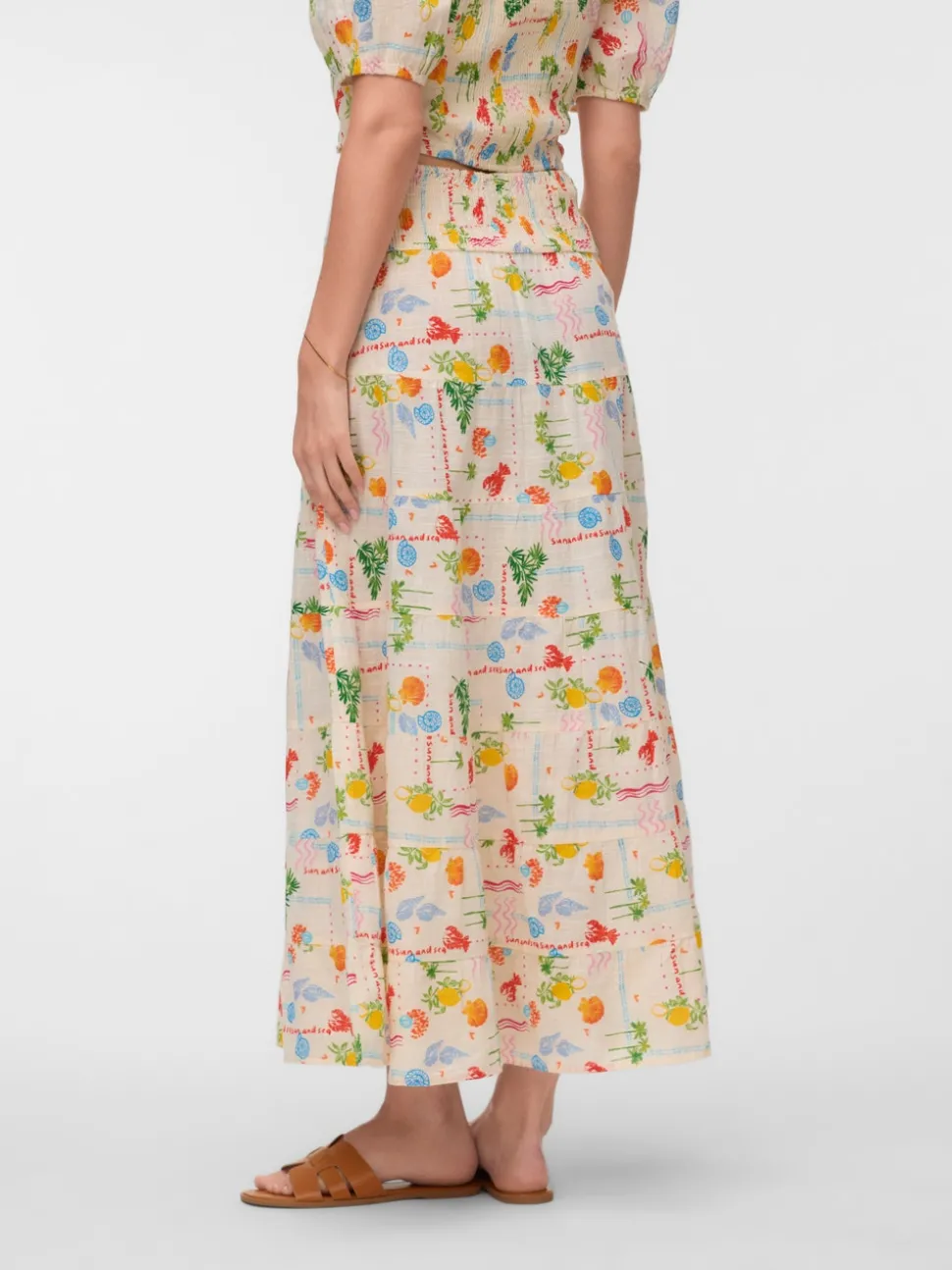 VMELENA High waist Lange rok