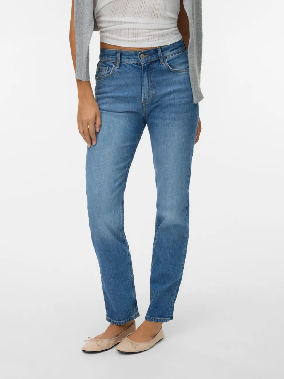 VMELIA High rise Straight fit Jeans