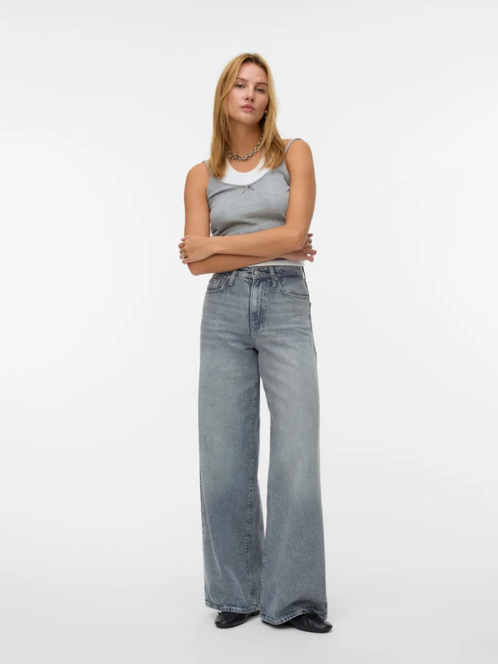 VMELINA Super high rise Wide leg fit Jeans