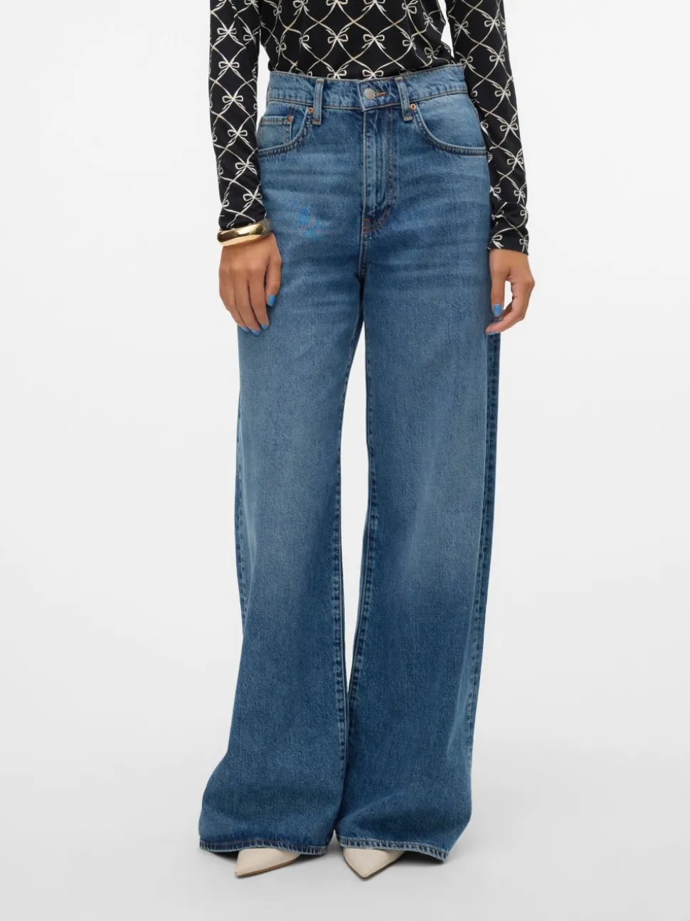 VMELINA Super high rise Wide leg fit Jeans