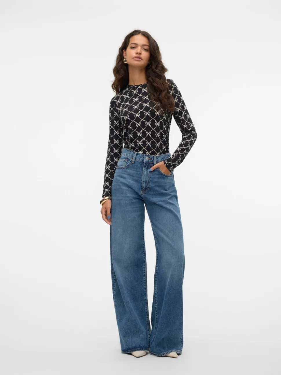 VMELINA Super high rise Wide leg fit Jeans