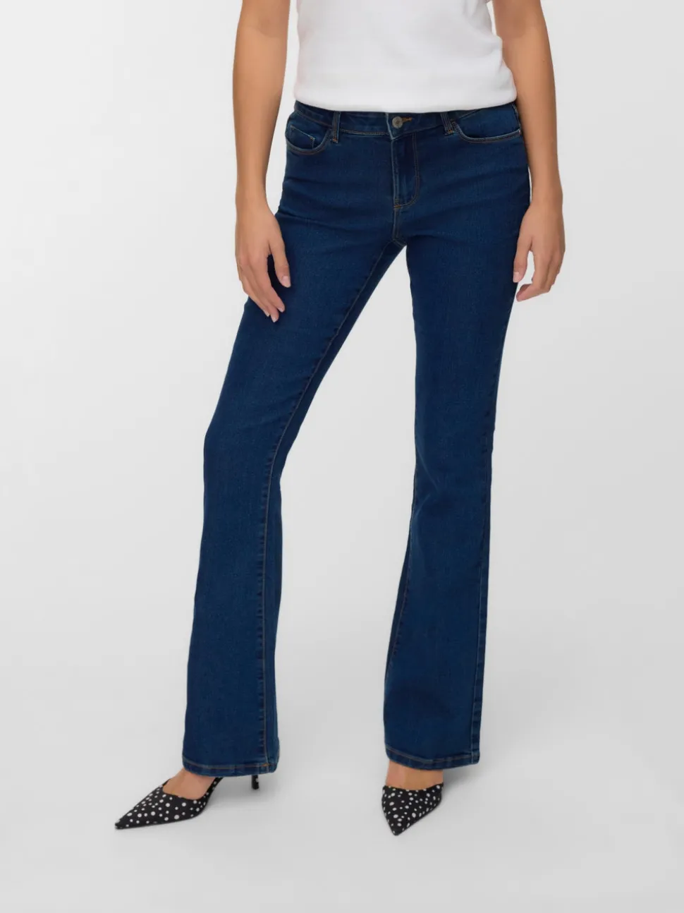VMELLY Mid rise Flared fit Jeans