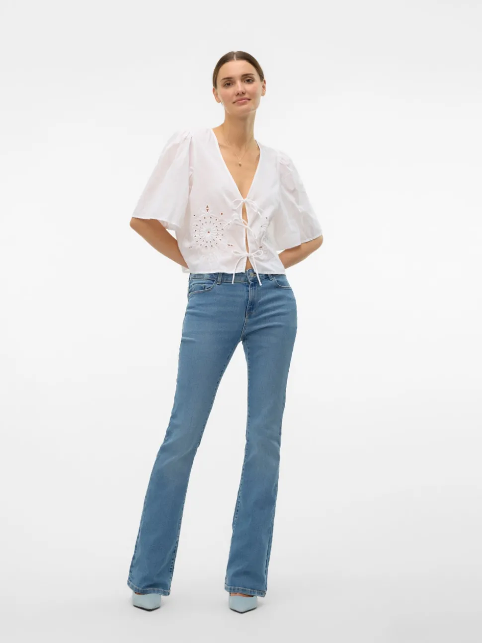 VMELLY Mid rise Flared fit Jeans