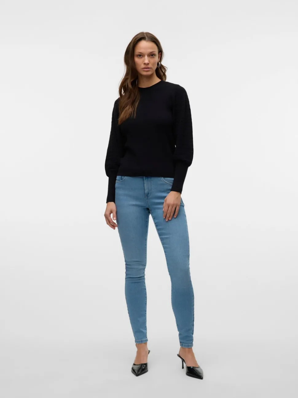 VMELLY Mid rise Skinny fit Jeans