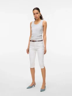 VMELLY Mid rise Slim fit Capris