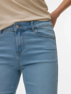 VMELLY Mid rise Slim fit Capris