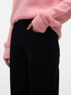VMELLY Mid rise Wide leg fit Jeans