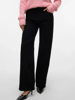 VMELLY Mid rise Wide leg fit Jeans