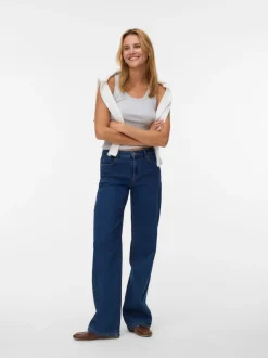 VMELLY Mid rise Wide leg fit Jeans