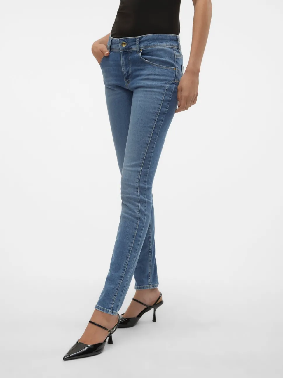 VMEMPOWER Mid rise Skinny fit Jeans