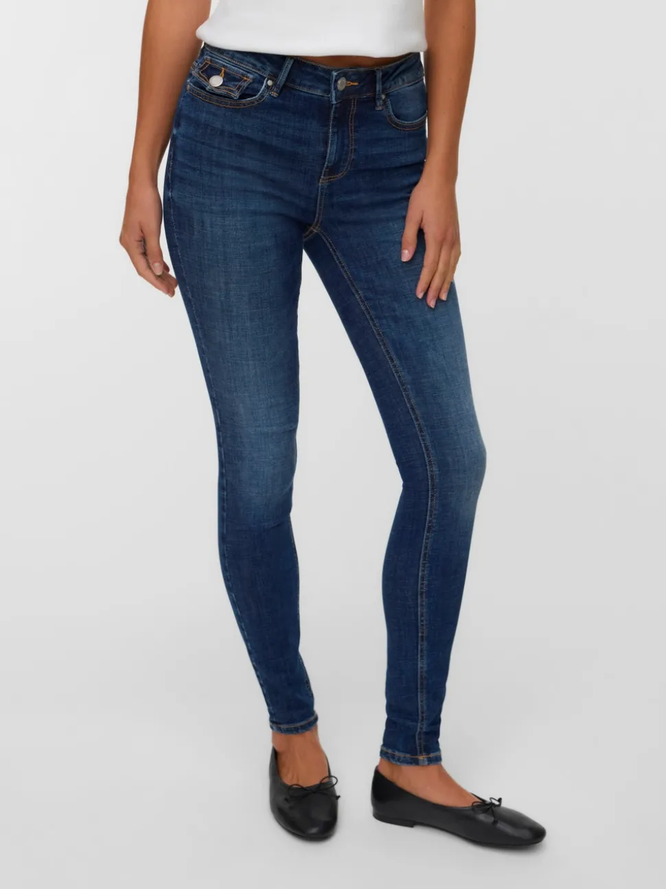 VMFLASH Mid rise Skinny fit Jeans