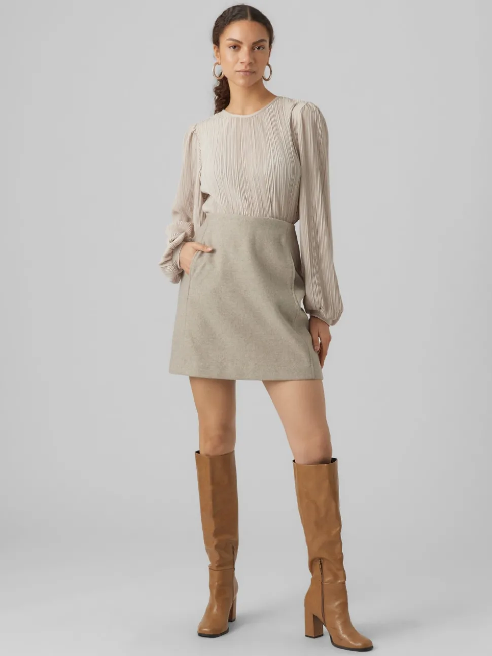 VMFORTUNEALLISON High waist Korte rok