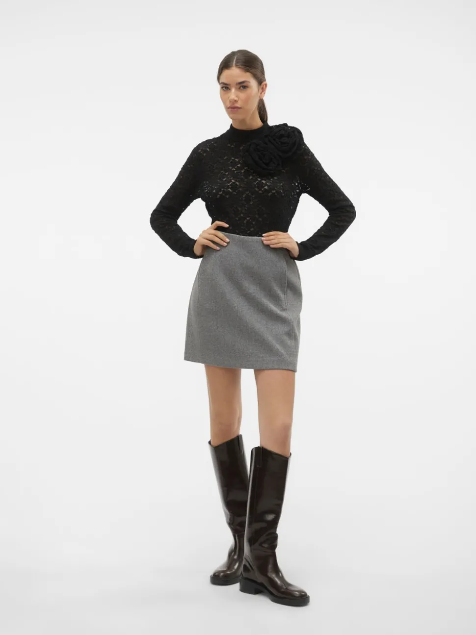 VMFORTUNEALLISON High waist Korte rok