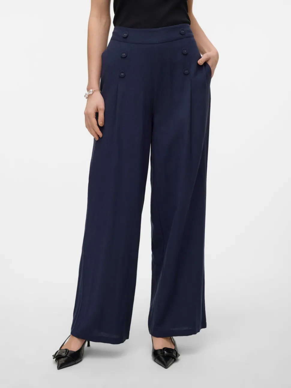 VMGISELLE High waist Broek