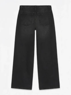 VMHALLIE Low rise Brede pasvorm - bijgesneden Jeans