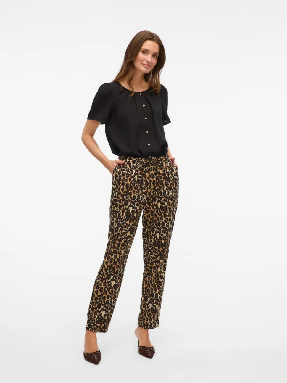 VMJESMILO Mid waist Broek