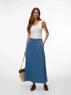 VMJOLENE Mid rise Lange rok