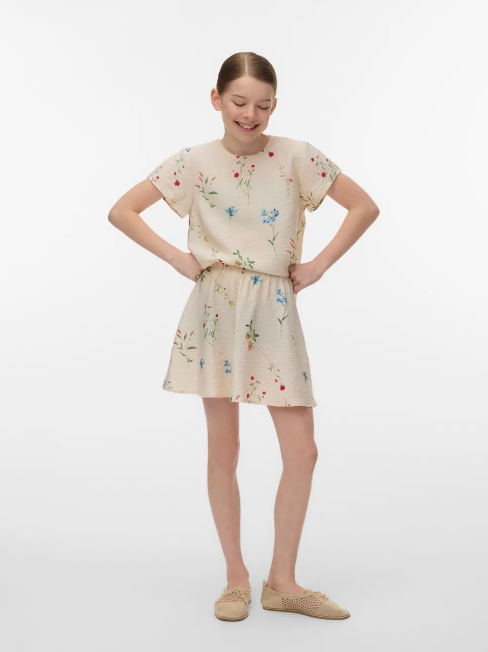 VMJOSIE Mid waist Korte rok
