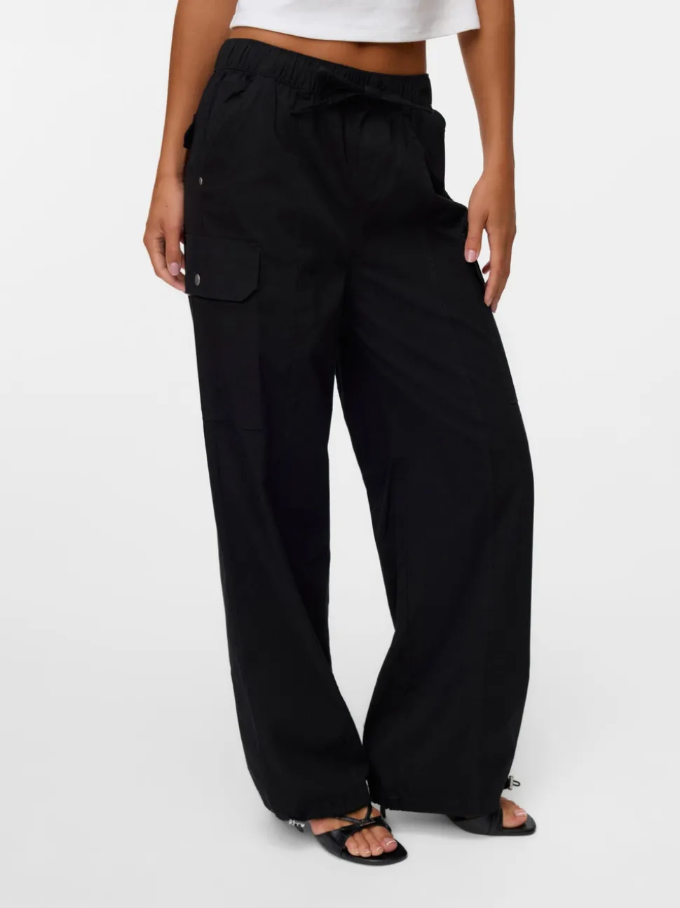 VMKARLIE Mid waist Cargobroeken