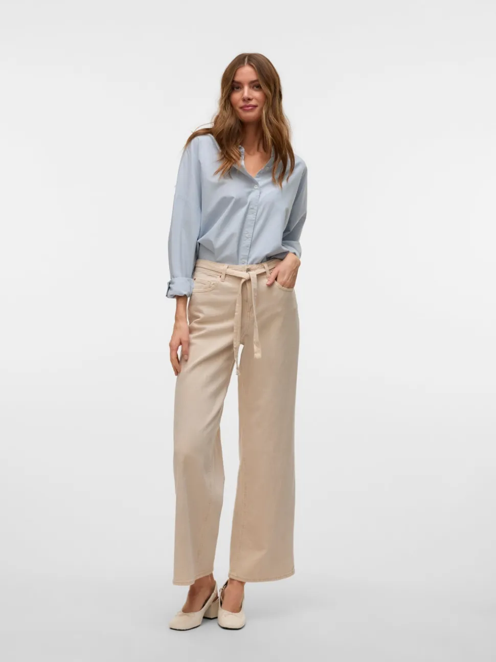 VMKARLIE Mid waist Wide leg fit Jeans