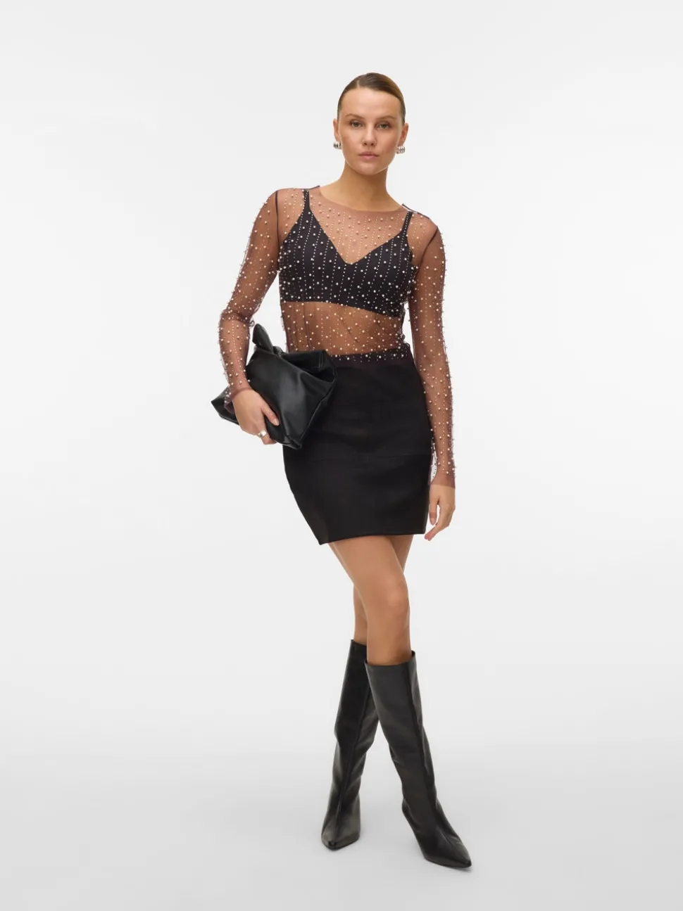 VMKRETA High waist Korte rok