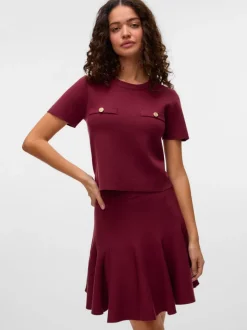 VMKRISTIN Mid waist Korte rok