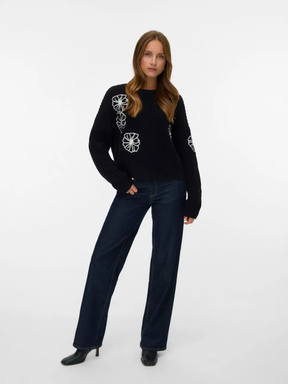 VMLAURA Gebreide pullover