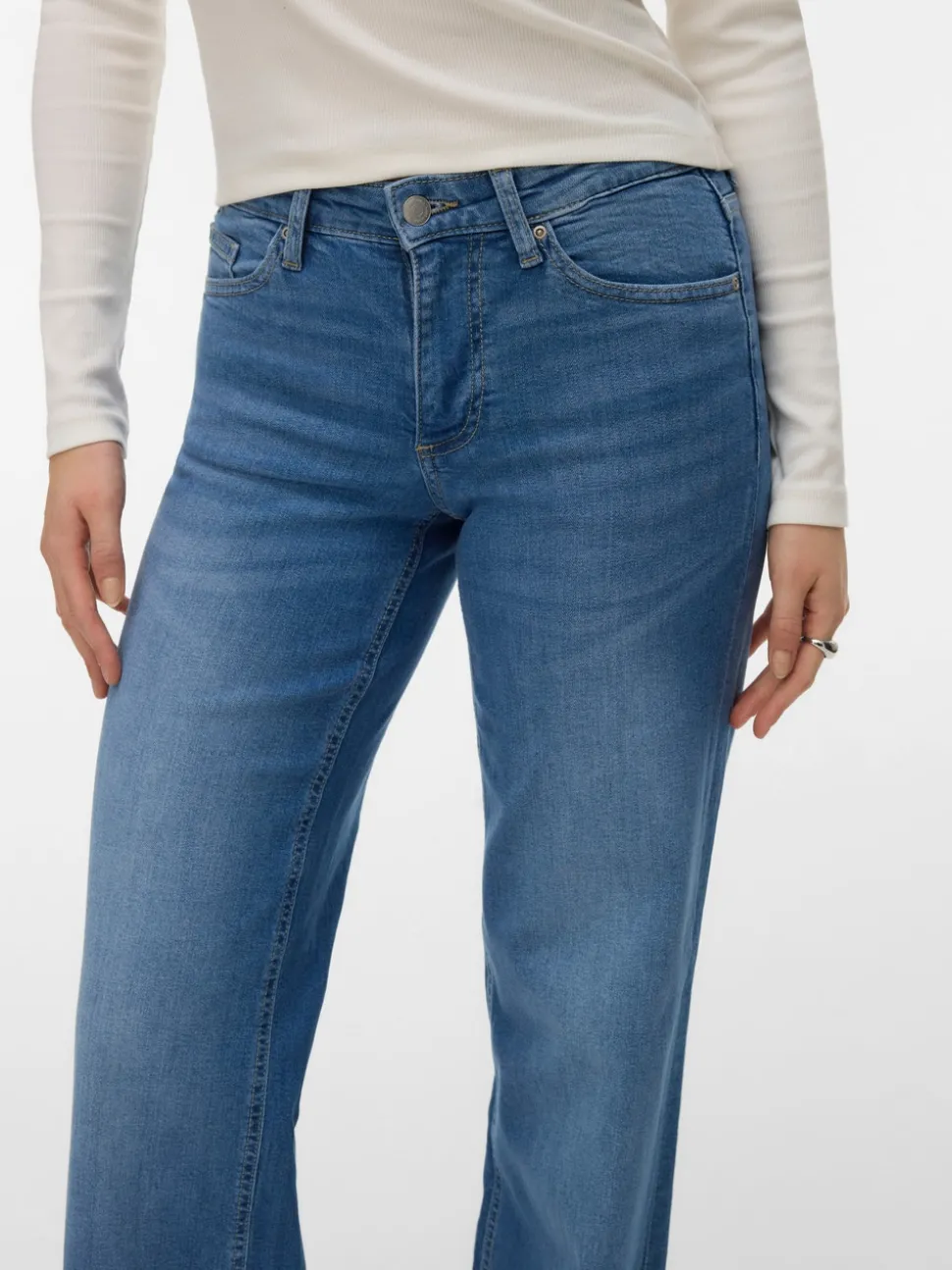 VMLEXI-STRETCH Mid rise Wide leg fit Jeans
