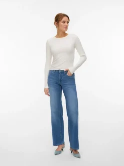 VMLEXI-STRETCH Mid rise Wide leg fit Jeans
