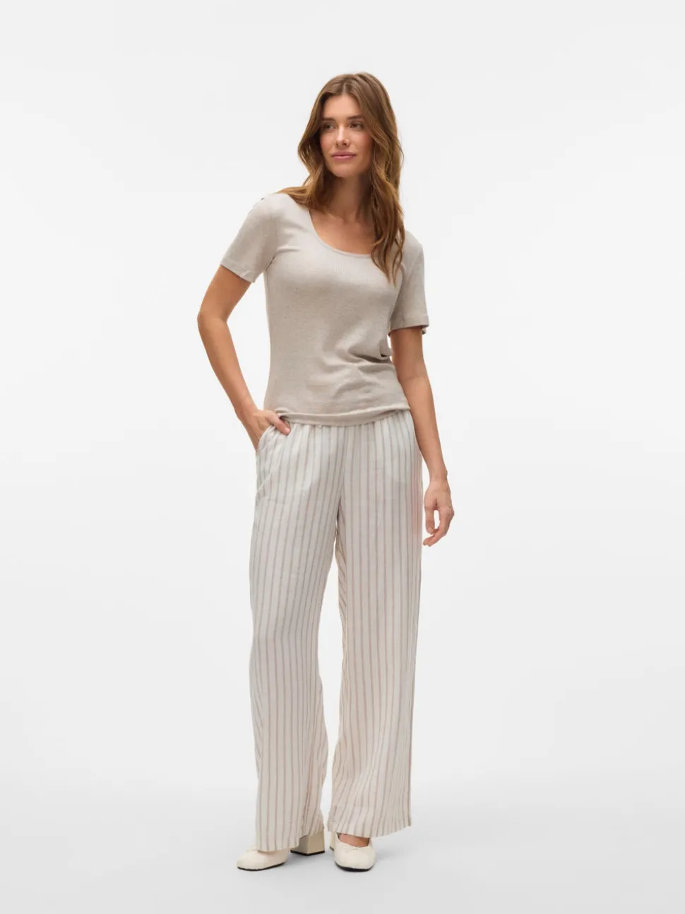 VMLINN Mid waist Broek