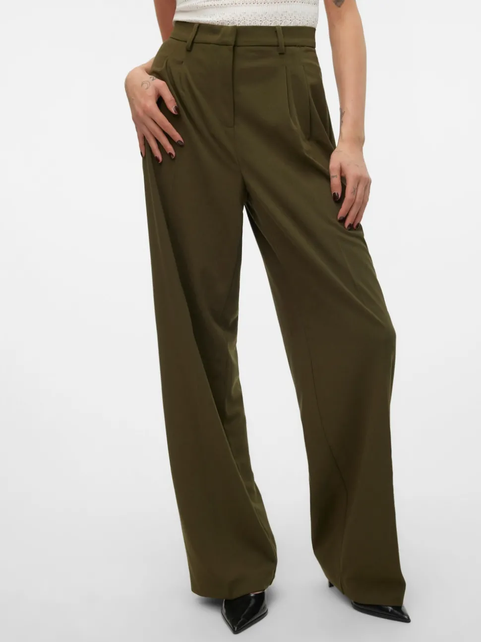 VMLIVA Mid waist Broek