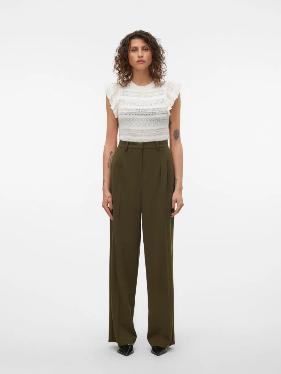 VMLIVA Mid waist Broek