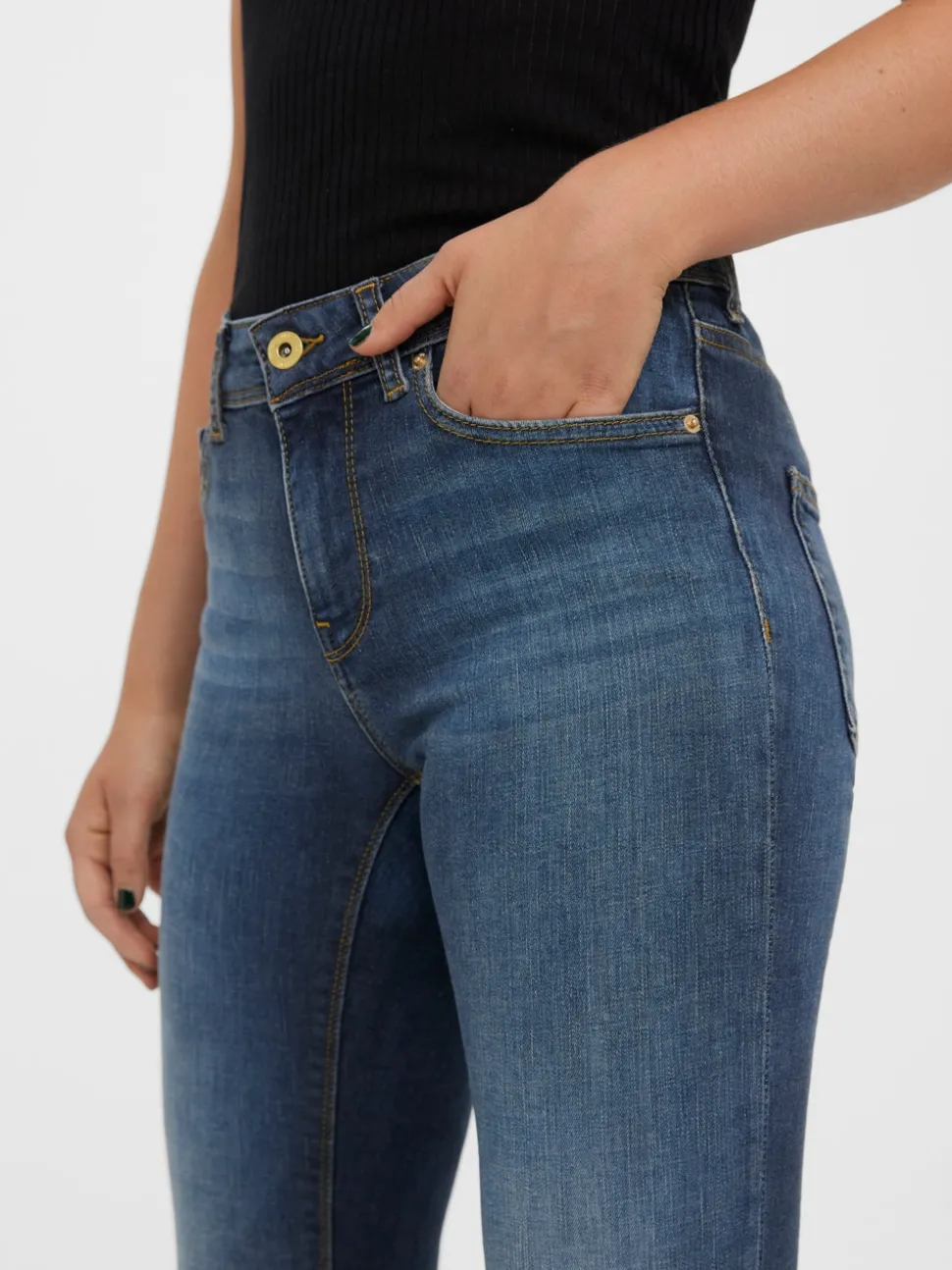 VMLUX Mid rise Slim fit Jeans
