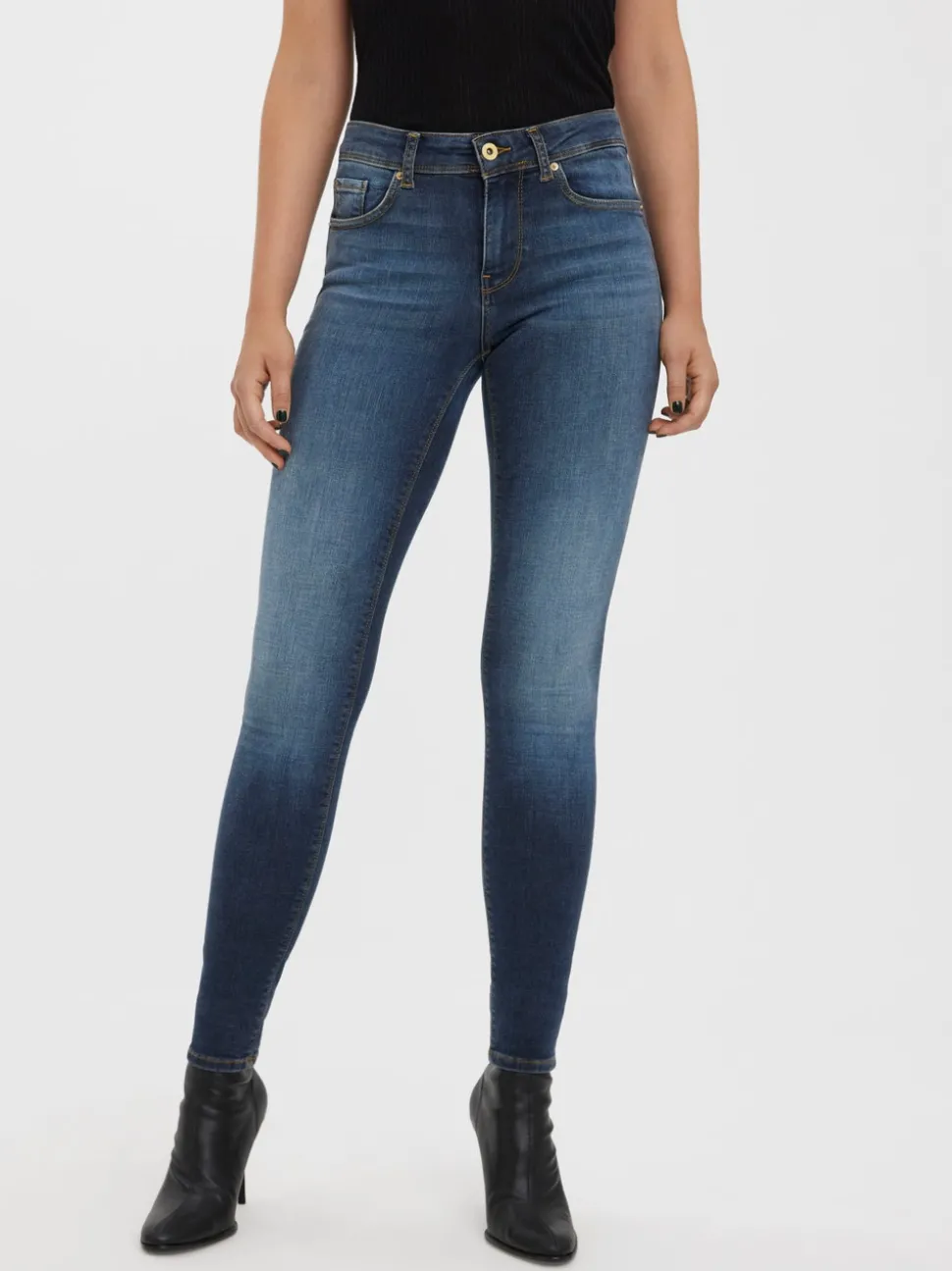 VMLUX Mid rise Slim fit Jeans