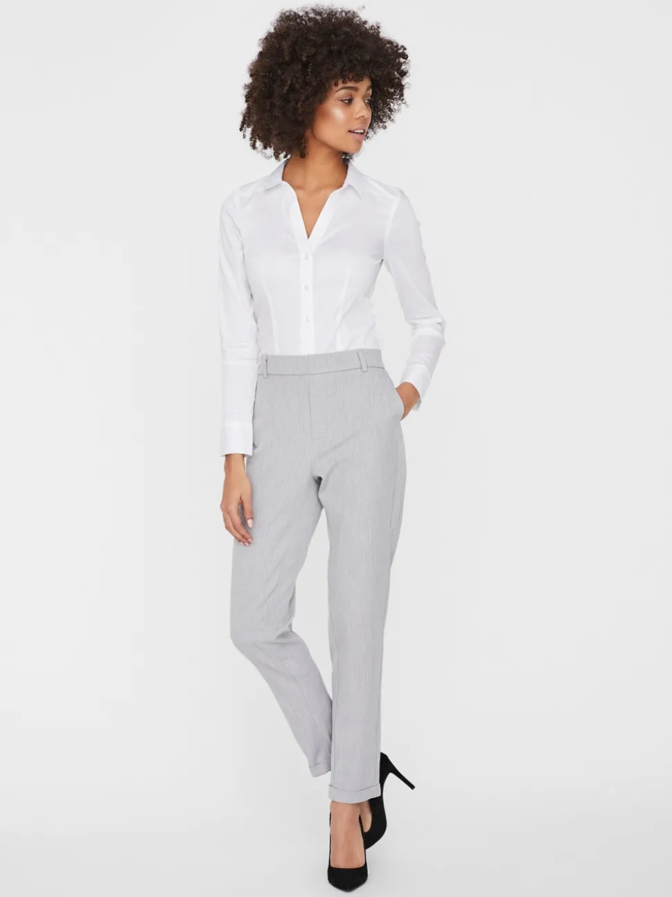 VMMAYA Mid waist Broek