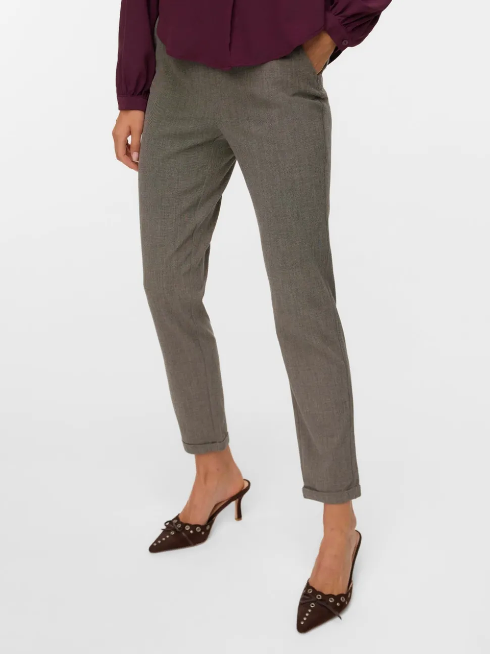 VMMAYA Mid waist Broek