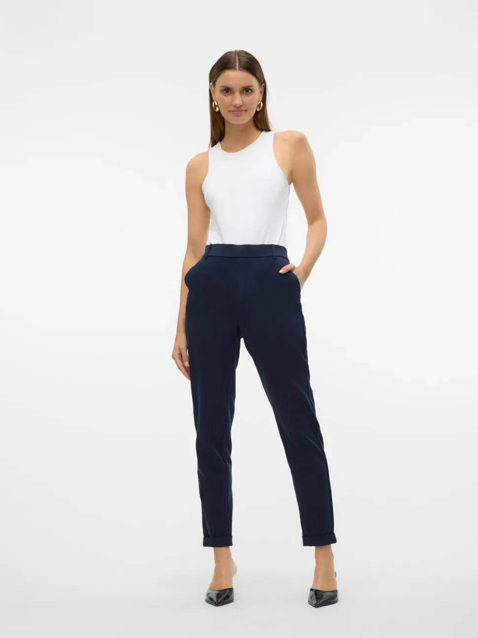 VMMAYA Mid waist Broek