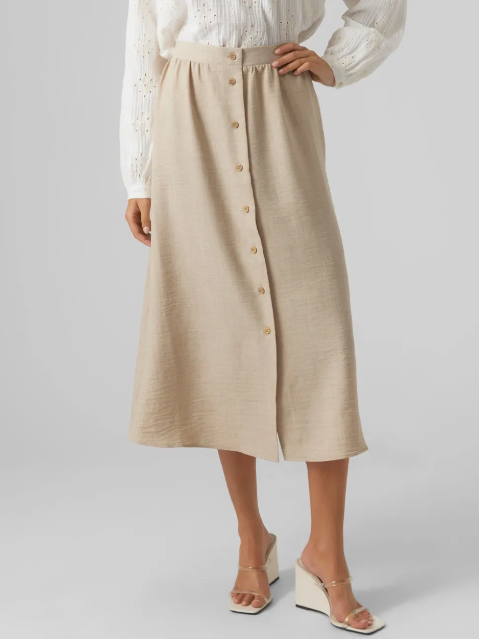 VMMELANEY High waist Lange rok