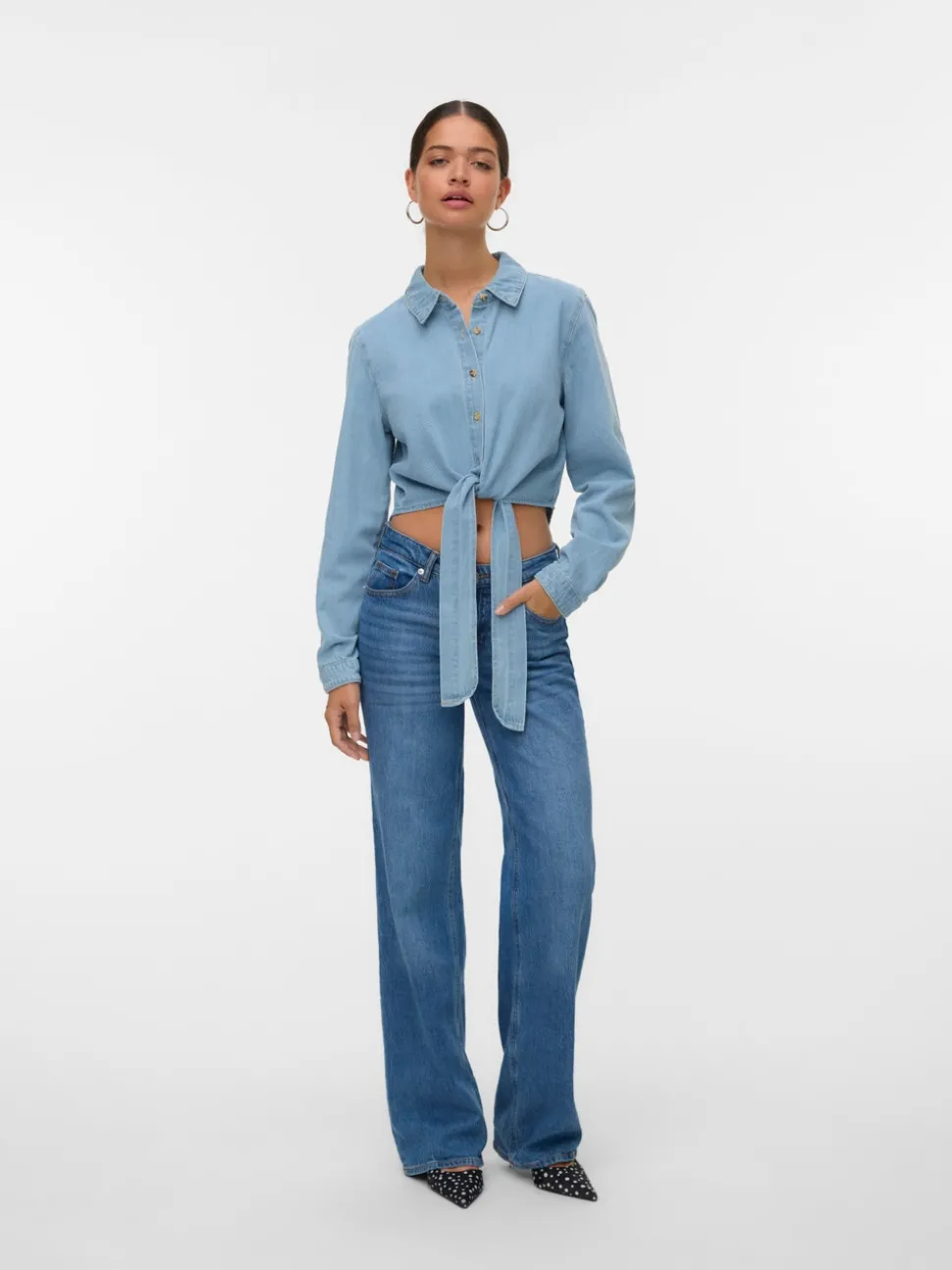 VMMELANEY Denim overhemd