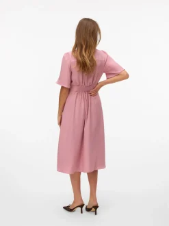 VMMELANEY Midi-jurk