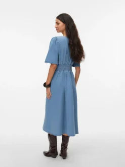 VMMELANEY Midi-jurk