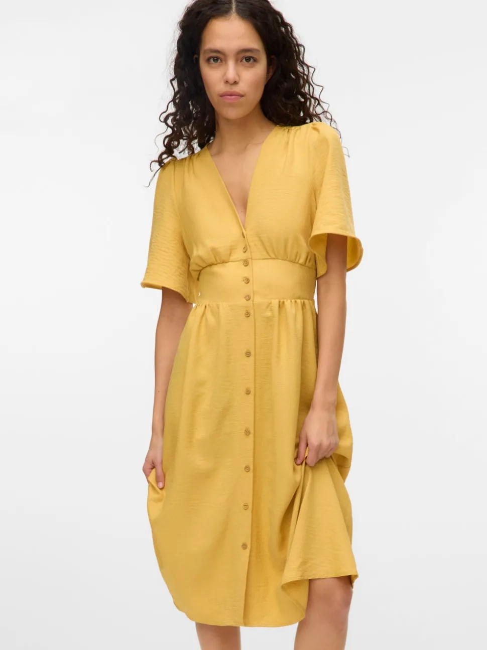 VMMELANEY Midi-jurk