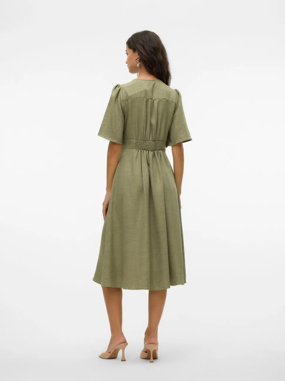 VMMELANEY Midi-jurk