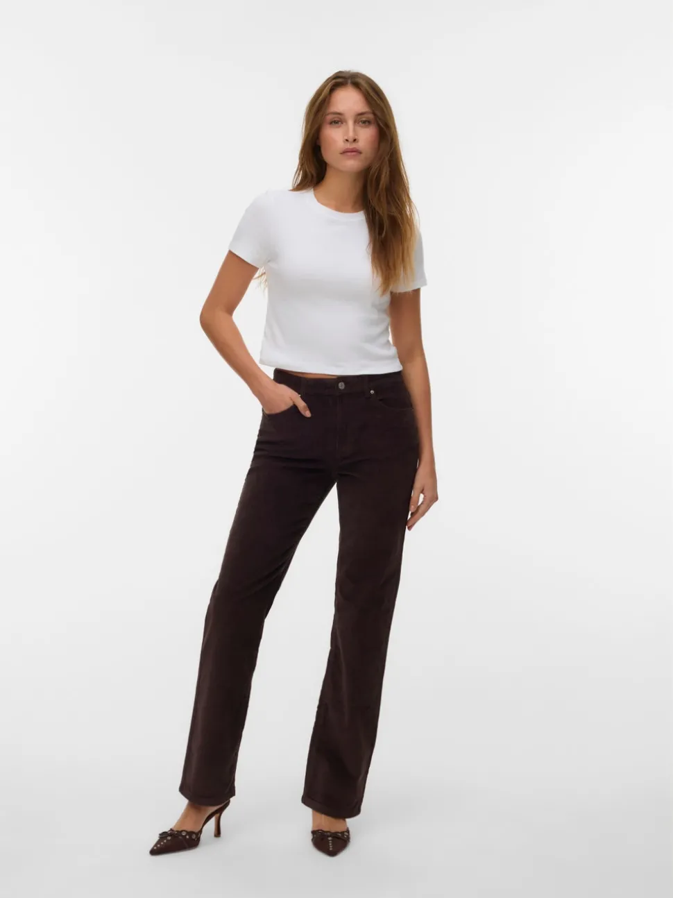 VMMELISA Mid rise Broek