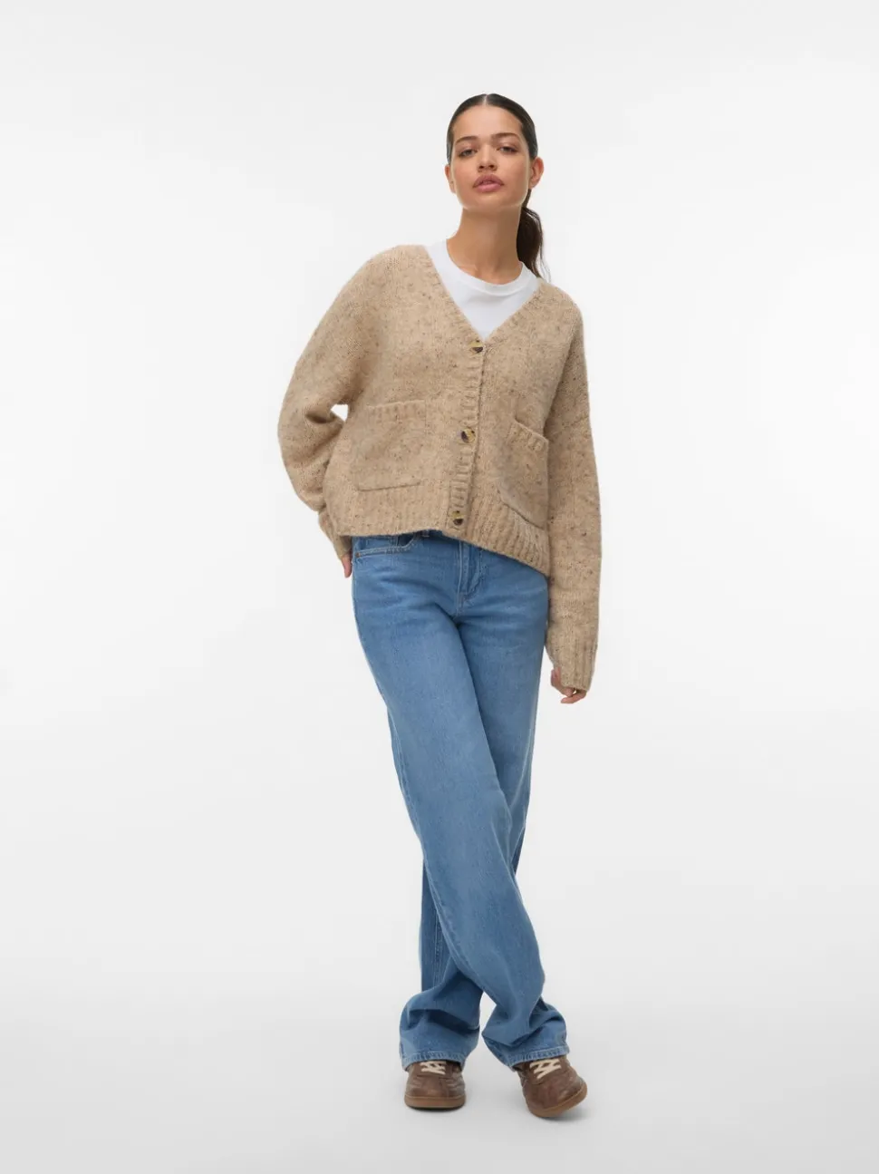 VMMELISA Mid rise Wide leg fit Jeans