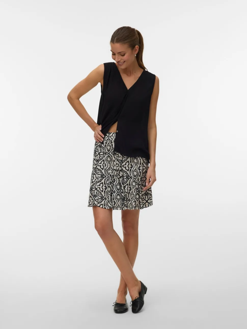 VMMENNY High waist Korte rok