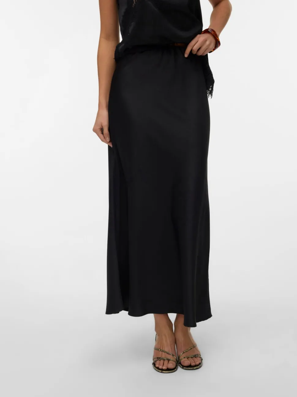 VMMERLE Mid waist Midi-rok